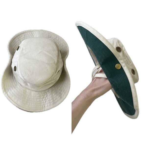 HaT Accessories - Tilley Endurables 'THE TILLY HAT' Women’s 100% Cotton - Size 7 - Canada Ivory